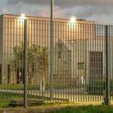 Il titolo di San Andrea dello stabilimento Merck-Serono nella zona industriale di Modugno, visto dall'esterno dell'azienda