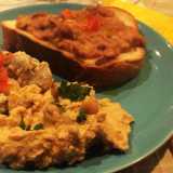 Altra specialit� palestinese: �humus� (pur� di ceci) 