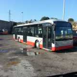 Filobus in deposito