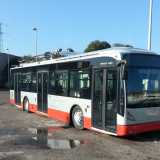 Filobus in deposito