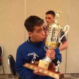 Giulio Di Gioia, 19 anni, dopo aver vinto un torneo in Canada con la nazionale italiana