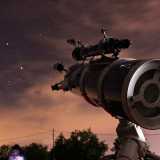 Uno dei telescopi dell'Osservatorio