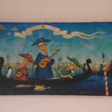 Un quadro del periodo italiano disegnato dal marito della signora Marina 