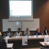 L'inizio della conferenza tenuta da Donisha. Alla sua sinistra c'� Francesco Bellizzi, membro della Federazione assemblee rastafari d'Italia