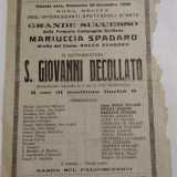 Un manifesto del Teatro Fenice, uno dei pi� piccoli di Bari, risalente al 1925