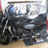Una delle moto di grossa cilindrata usata dall'agenzia investigativa