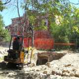 Il Comune ha provveduto ad aprire un cantiere per far riemergere l'entrata del dromos di accesso all'ipogeo, portando alla luce un suggestivo portale ad arco