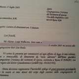 Lettera di dimissioni di Fallacara