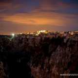 Una panoramica della location con vista sulla gravina

