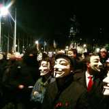 5 novembre 2012 al Trafalgar Square di Londra