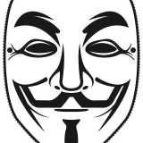 Maschera fai da te di Guy Fawkes