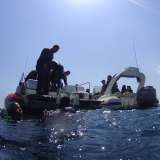 Gli archeologi dell'Universit� di Bari diretti da Giacomo Disantarosa si sono immersi nella secca di fronte al Molo Sant'Antonio il 25 maggio scorso 