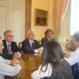 L'incontro con Francesco Boccia e Rocco Palese.