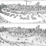 Il disegno del Parco del Castello: lo stato attuale e il risultato finale