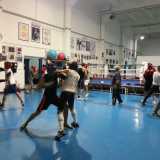 Allenamento nell'Accademia Pugilistica Portoghese