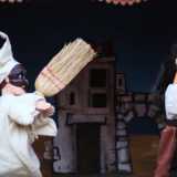 Pulcinella assieme alla fidanzata Teresina 