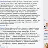 Sempre su Facebook la replica a Carrieri da parte dell'assessore alle Culture del Comune di Bari, Silvio Maselli