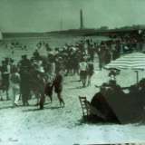 La stazione telegrafonica e il faro visti dalla spiaggia di San Francesco