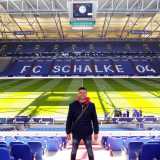 La Veltins-Arena di Gelsenkirchen, casa dello Schalke 04: uno degli stadi pi� spettacolari secondo il giovane