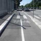 Pista esistente di via Prezzolini