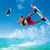 Kitesurfing