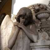 Un'opera del cimitero monumentale di Staglieno, Genova
