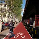 La pista ciclabile in corso Italia