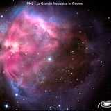 La Nebulosa di Orione, collocata all'interno della costellazione della Cintura di Orione 