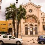 Arriviamo quindi su corso Sonnino, l� dove introdotto da largo Monsignor Caccuri sorge la chiesa di San Giuseppe: costruita nel 1913 riproduce in caratteri moderni il tradizionale stile romanico pugliese. Accanto sorge il piccolo cinema Esedra attivo da pi� di quarant�anni