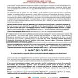 Il manifesto con le ragioni della protesta