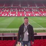 L'Old Trafford � la storica dimora del Manchester United, squadra preferita di Michele
