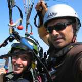 Parapendio biposto, usato generalmente per le lezioni di prova