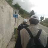 La salita verso Monte Sant'Angelo