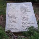 Lastra commemorativa dove sono stati riportati tutti i nomi dei caduti durante la strage fascista di via Niccol� Dall'Arca