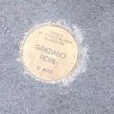 Pietra D'Inciampo dedicata alla memoria di Graziano Fiore, morto a 18 anni nella strage di Via Niccol� Dall'Arca