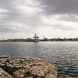 Da qui possiamo ammirare tutta la costa di Bari che sembra essere molto lontana, pur essendo proprio di fronte a noi