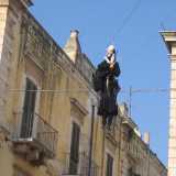 La Quarantana nel centro di Ruvo di Puglia