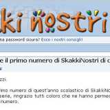 L'home page del sito 