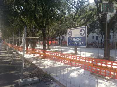 Il cantiere di Piazza Massari
