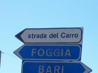 A Bisceglie esiste una Strada del Carro...