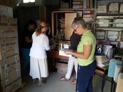 I cinque volontari all'opera