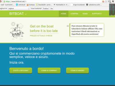 Bitboat, Il cambiavaluta elettronico. Come procurarsi i bitcoin