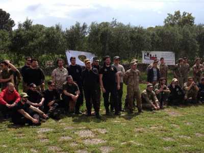 I partecipanti al torneo di softair