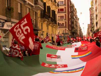 Bari, sciopero generale della scuola: le foto