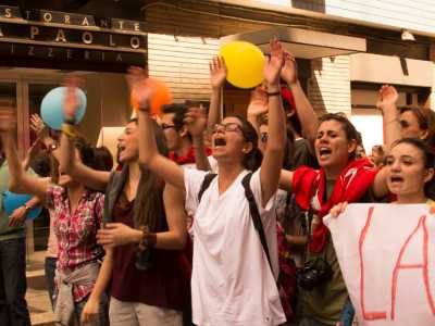 Bari, sciopero generale della scuola: le foto