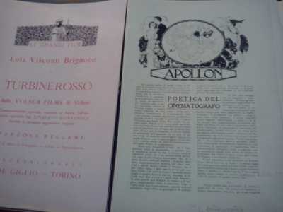 L'interno della rivista Apollon con la pagina relativa al saggio scritto da Sebastiano Arturo Luciani