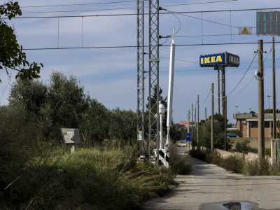 Il secondo passaggio a livello posto alla fine di Strada Crocifisso: siamo a pochi passi dal ritorno in citt�