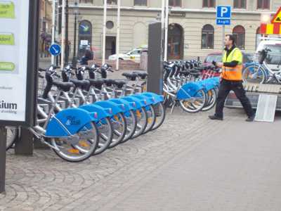 Il bike sharing molto diffuso in citt�