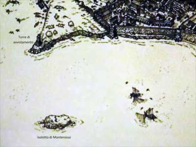 La ricostruzione grafica di Monte Rosso riprodotta  dal centro archeologico operativo di Bari