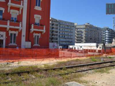 Cantiere in via Emanuele Mola per il sottopasso dell'estramurale altezza via Amendola